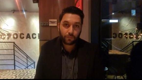 Ulises Guallanez, agente de Gino Peruzzi (Video: José Varela/Depor)