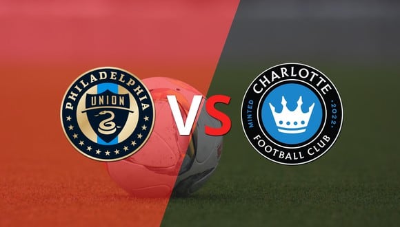 Termina el primer tiempo con una victoria para Philadelphia Union vs Charlotte FC por 1-0
