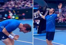 Un grito de emoción: el festejo de Andy Murray tras su triunfo en el Australian Open [VIDEO]