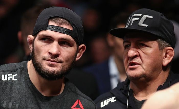 Padre de Khabib Nurmagomedov fue hospitalizado por enfermedad respiratoria en Rusia. (Getty Images)
