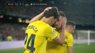 El ‘Submarino’ golpeó primero: Pedraza anotó el 1-0 de Villarreal vs. Barcelona [VIDEO]