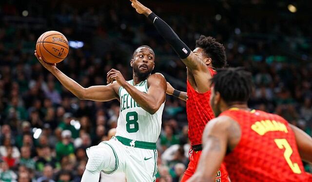 Kemba Walker de Boston Celtics para el Team Giannis. (Getty Images)