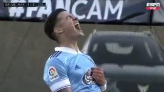 El gol de Santi Mina para la remontada y victoria del Celta sobre Barcelona [VIDEO]