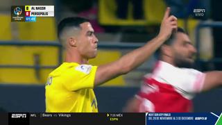 Gran gesto: Cristiano rechazó un penal mal cobrado en el Al Nassr vs. Persépolis