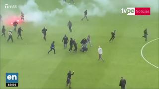 Eslovaquia: Brutal pelea entre hinchas del Spartak Trnava y Slovan Bratislava dejó varios heridos