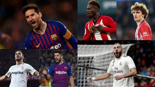 ¡No hay rival para Messi! Así se mueve la tabla de máximos goleadores de LaLiga Santander 2019 [FOTOS]