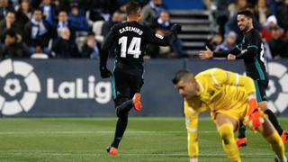 Al ritmo del Madrid: 'tiki-taka' de siete pases y Casemiro pone el 2-1 ante Leganés [VIDEO]