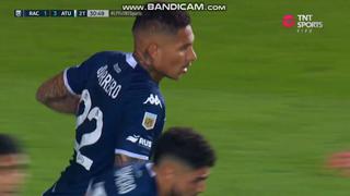 ¡Apareció el VAR! El gol de Guerrero que fue anulado en Racing vs. Tucumán [VIDEO]