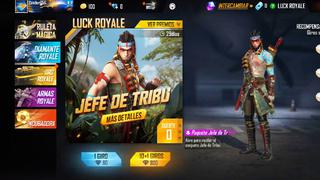 Guía de Free Fire para obtener el atuendo Jefe de la Tribu del Diamante Royale