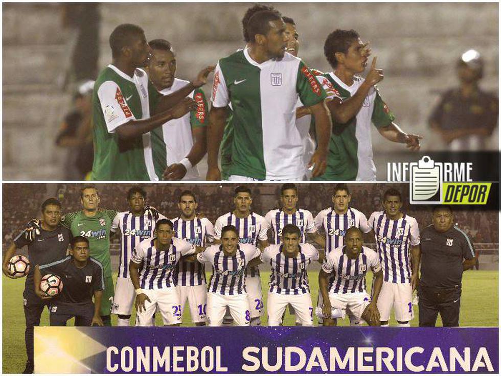 Alianza Lima participó en la Copa Sudamericana 2002, 2003, 2014 y 2017. (Diseño: Diego Carbajal)