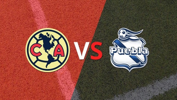 Club América y Puebla empatan 1-1 y se van a los vestuarios