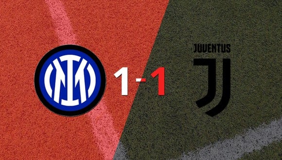 Inter y Juventus empataron 1 a 1
