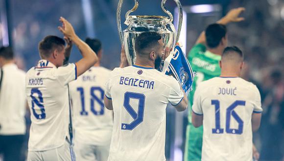 Karim Benzema marcó 15 goles en la Champions League 2021-22. (Foto: Getty)