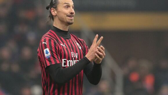 Zlatan Ibrahimovic llegó al AC Milan en el mercado de fichajes de invierno. (Getty)