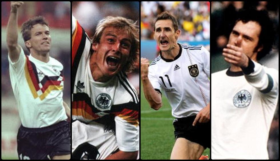 Leyendas de ayer y hoy: el once histórico de jugadores de Alemania en los Mundiales. [FOTOS]