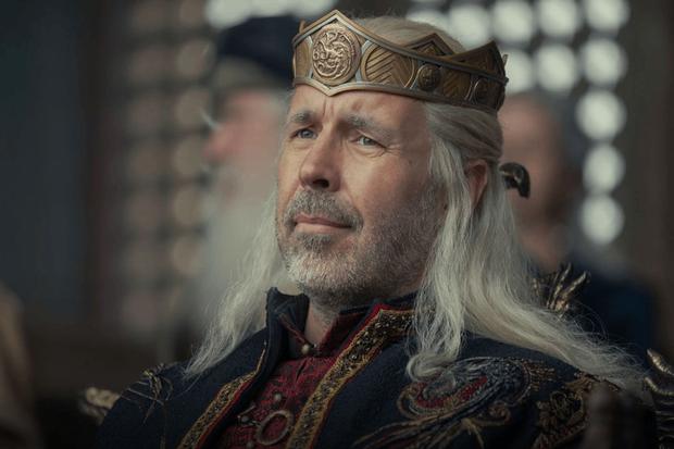 Paddy Considine interpreta al rey Viserys I, señor de los Siete Reinos, en “House of the Dragon” (Foto: HBO)