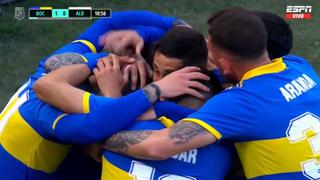 Payero abre el marcador y Valentini lo empata: Boca 1-1 Aldosivi en La Bombonera [VIDEO]