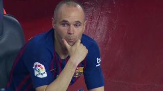 No pudo más: Iniesta se emocionó por el homenaje de Barcelona en el Camp Nou [VIDEO]