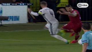 Sergio Ramos y el penal que le regalaron al Sevilla en la Supercopa de Europa