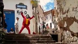 "Joker": se viraliza el Guasón de Cusco, así baila el villano en la ciudad imperial