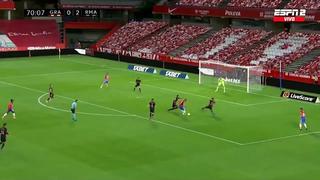Quiso poner suspenso: Molina apareció para el 2-1 del Granada vs. Madrid [VIDEO]