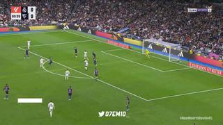 ¡Un misil desde sus pies! Gol de Modrić para el 1-0 del Real Madrid vs. Sevilla