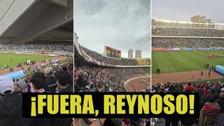Hinchas de la selección peruana pidieron la salida del DT en La Paz: “¡Fuera, Reynoso!”