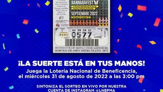 Resultados, Lotería Nacional de Panamá: ganadores del ‘Sorteo Miercolito’ del 31 de agosto