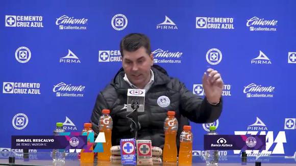 Conferencia de prensa del entrenador Ismael Rescalvo, tras el duelo ante Cruz Azul. (Video: @MazatlanFC)