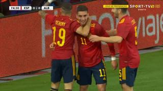 Como en el Barça: así fue el gol de Ferran Torres para el 1-0 de España vs. Albania [VIDEO]