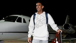 Di María llegó a Italia: el delantero finalizará los detalles para fichar por Juventus