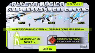 Free Fire está sorteando el XM8 - Guardián del Destino y así puedes llevártelo