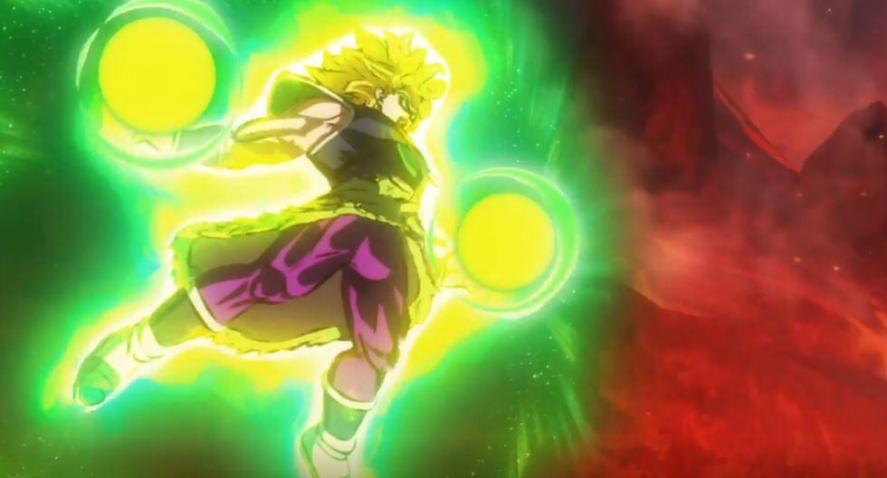 Dragon Ball Super Broly le da una paliza a Goku y Vegeta