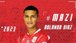 Celebración: Rolando Díaz marcó su primer gol con el Panserraikos de Grecia