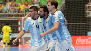 Argentina en semifinales de Mundial de Futsal 2016 tras ganar 5-0 a Egipto