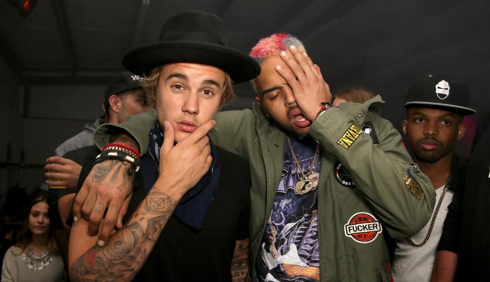 Justin Bieber y Chris Brown lanzan el single “Don’t Care About Me” (Foto: AFP)