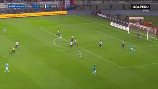 Cristian Palacios se perdió el gol de la victoria y Manuel Barreto se lamentó [VIDEO]
