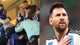 Explotaron de felicidad: la emotiva celebración de la familia de ‘Leo’ Messi en el estadio
