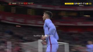 Un gol de otro planeta: Ferran Torres puso el 1-1 del Barcelona vs. Athletic Club [VIDEO]