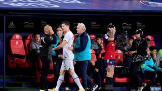 ¡Su primera expulsión en el Barcelona! Lewandowski vio la roja ante el Osasuna [VIDEO]