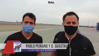 Diego Guastavino retornó a Uruguay en vuelo humanitario [VIDEO]