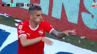 Tras penal de Advíncula: gol de Fernández para el 1-0 de Independiente vs. Boca Juniors