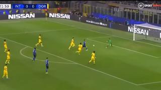 Lautaro Martínez sigue en racha: el gol del 1-0 ante Borussia Dortmund tras gran definición [VIDEO]