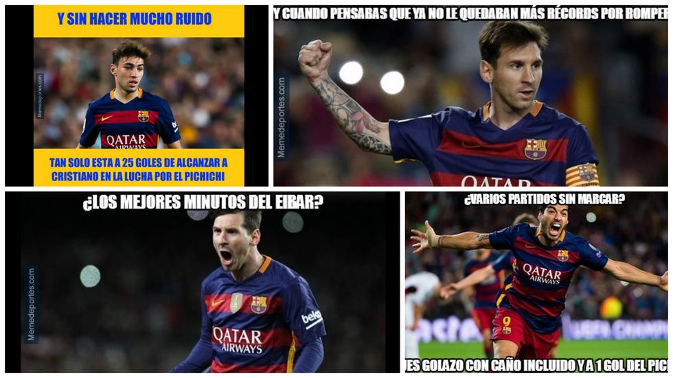Mira los mejores memes de la goleada del Barcelona sobre el Eibar. (Meme Deportes)