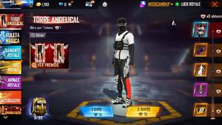 Guía de Free Fire para obtener el Paquete Skater Nocturno de la Torre Angelical con diamantes gratis