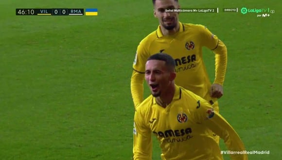 Yéremy Pino ha sido el autor del gol del 1-0 del partido entre Real Madrid vs. Villarreal