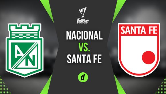 Win Sports, Nacional vs. Santa Fe EN VIVO: chocan en el Atanasio Girardot por Liga BetPlay. (Foto: Depor)