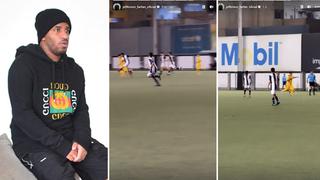 Jefferson Farfán muestra en redes cómo juega su hijo Jeremy en Alianza Lima: “Mi lateral”