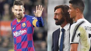 Andrea Pirlo: “Messi y Cristiano son dos fenómenos a los que solo tenemos que agradecerles”