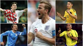 ¿Kane sucederá a James? Los máximos goleadores de los Mundiales de todas las ediciones